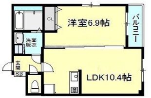 カーサメイプル千葉中央の物件間取画像